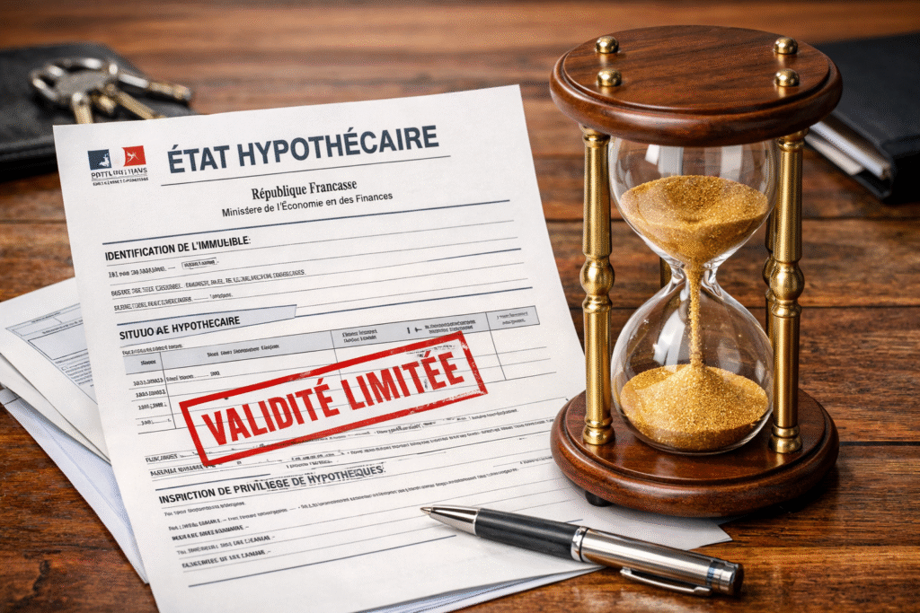 État hypothécaire “instantané” : Quelle est sa durée de validité réelle ?